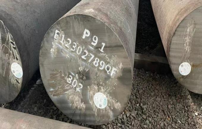 P91圆钢是ASME规范中91级改良型马氏体耐热钢，对应国标10Cr9Mo1VNbN